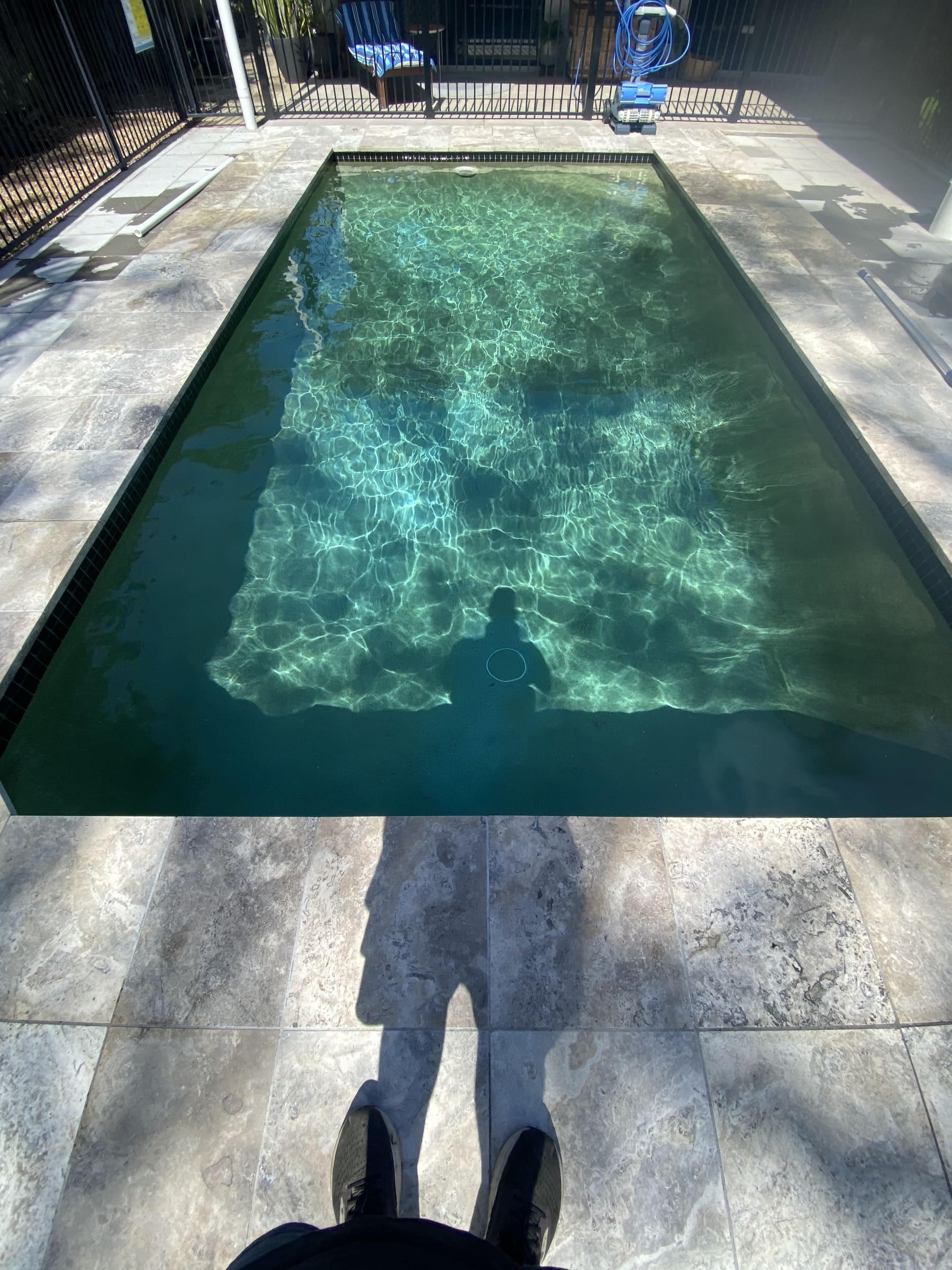 Balanced, clear pool water kept that way by ongoing pool maintenance in Townsville